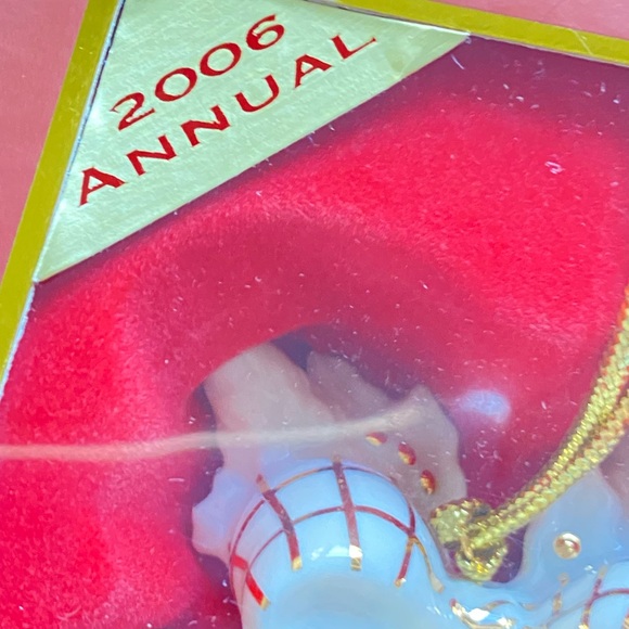 2006 LENOX WILLIAMSBURG LANTERN ANNUAL ORNAMENT NWT IVORY GOLD - Picture 7 of 7